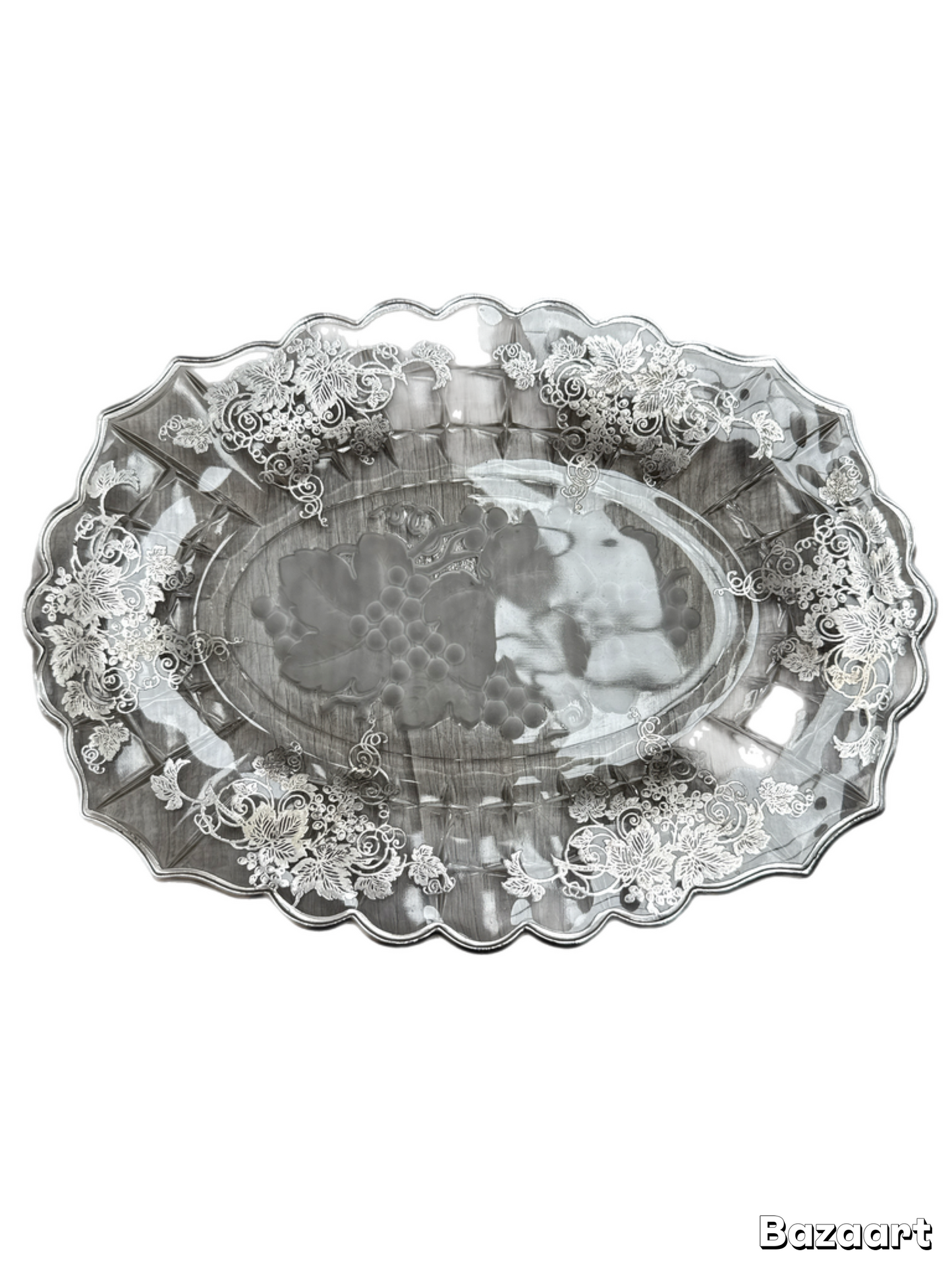Early 20th Century Silver City Oval Serving Tray