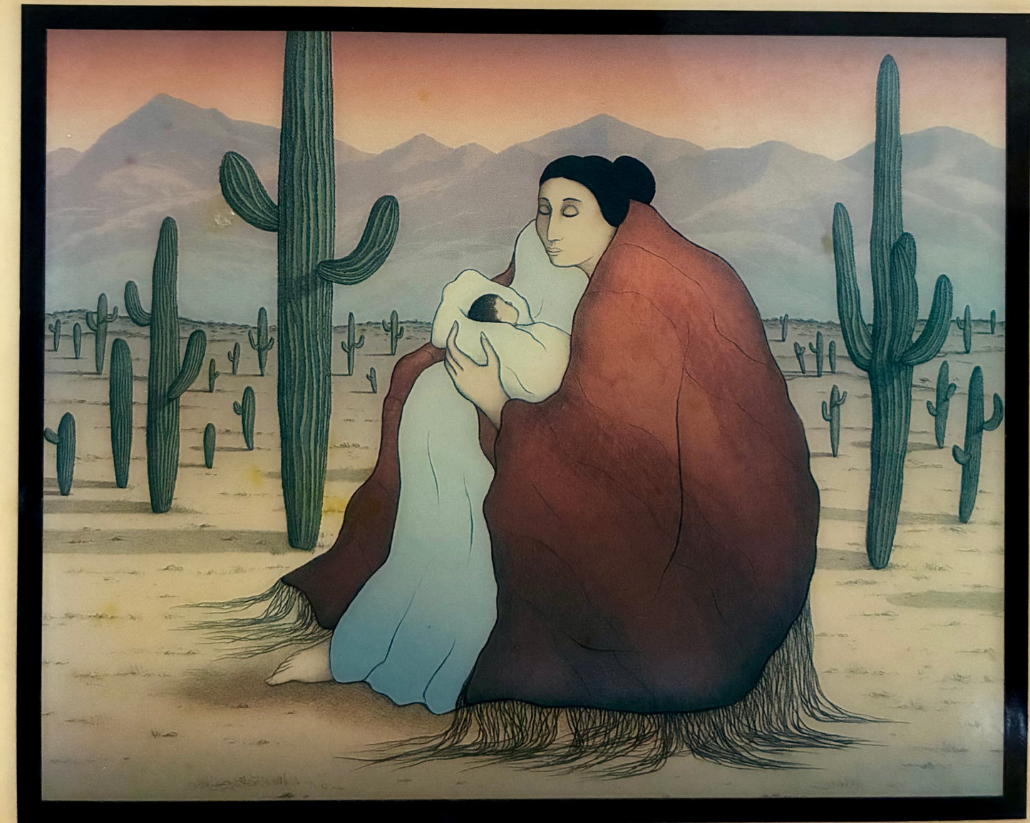 Ceramic Hanging Tile “Earth Mother”