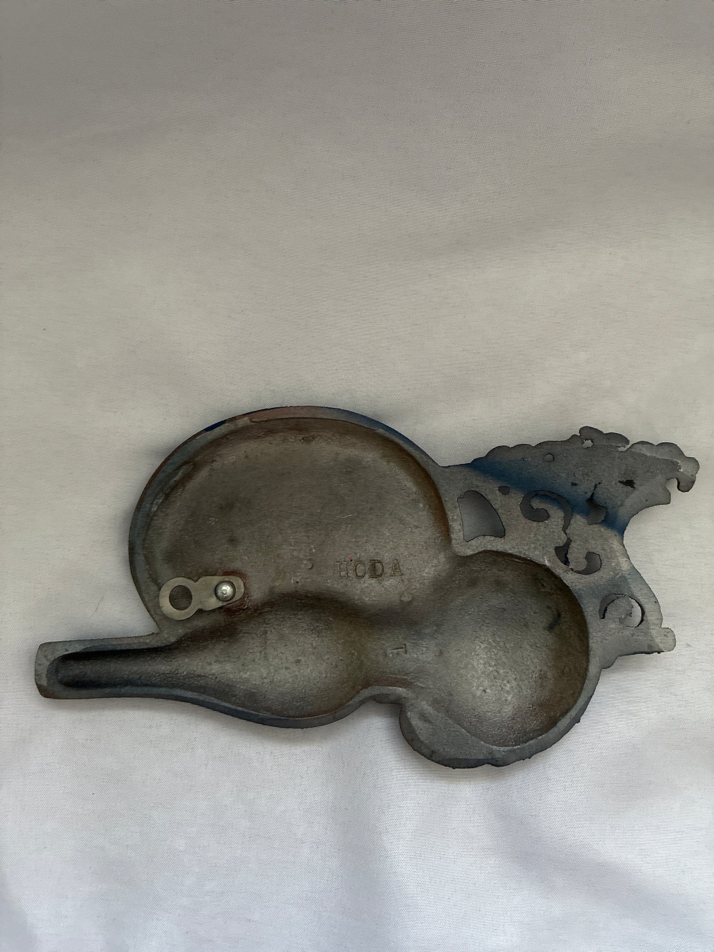 Vintage Hoda Sexton Cast Aluminum Oil Lamp