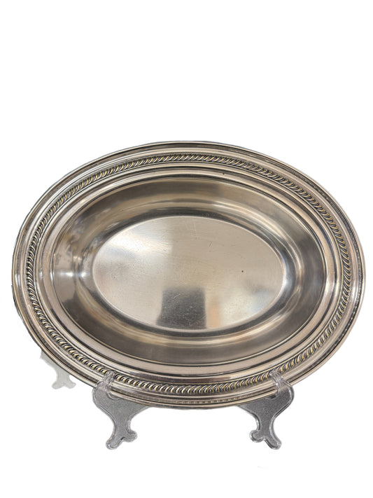 Oval Sheridan Taunton Silverplate Serving Dish