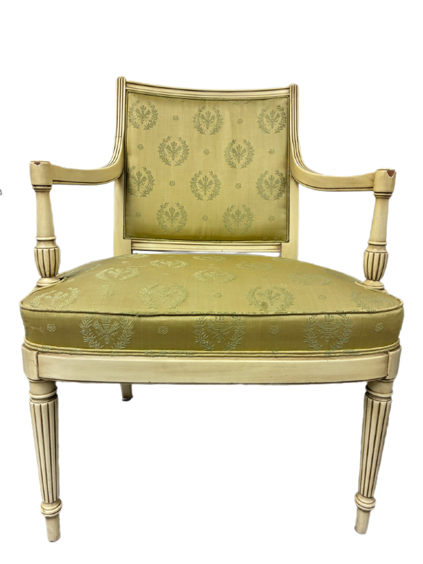 Vintage French Directoire Arm Chair
