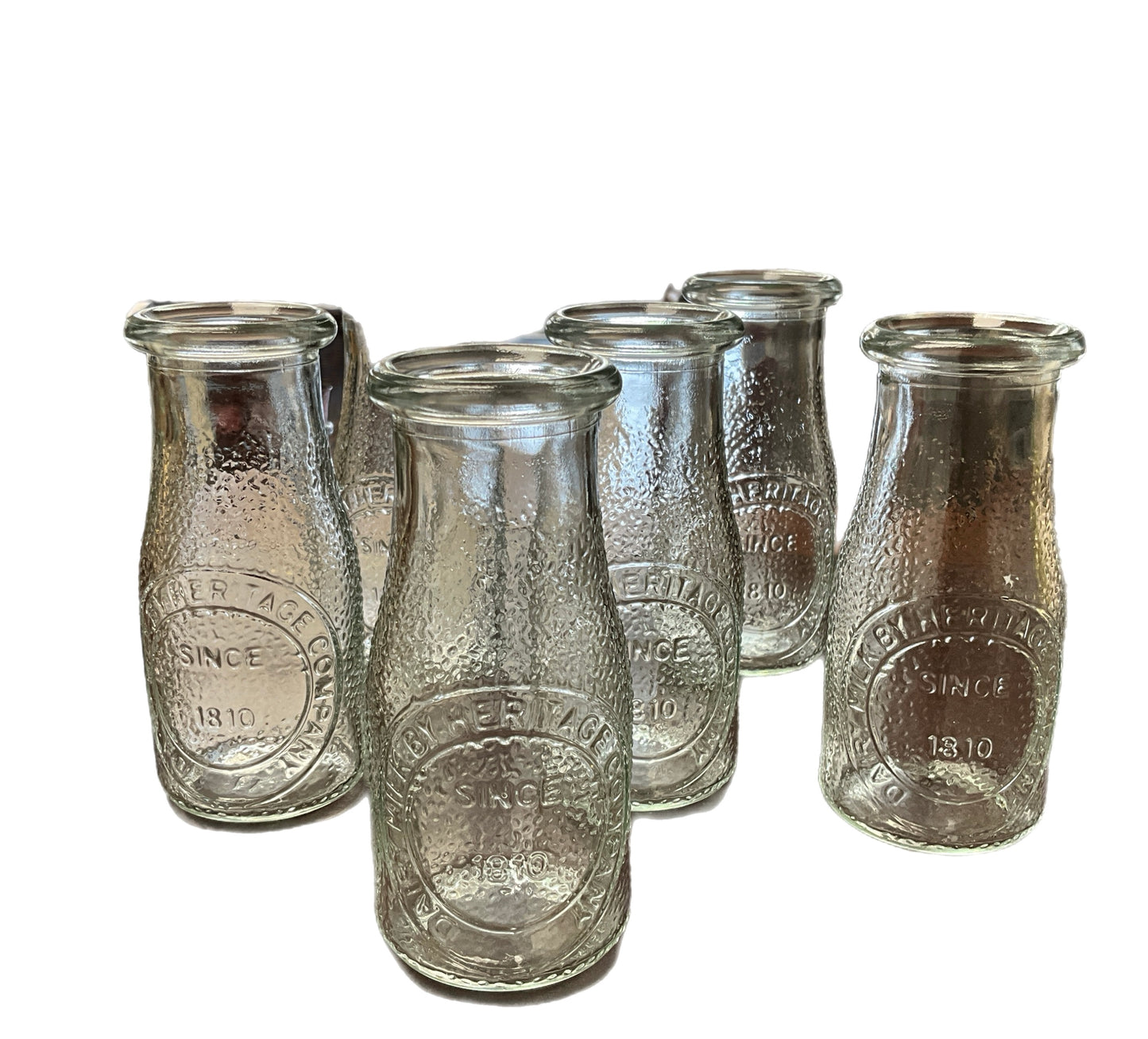 Heritage Glass Milk Bottle