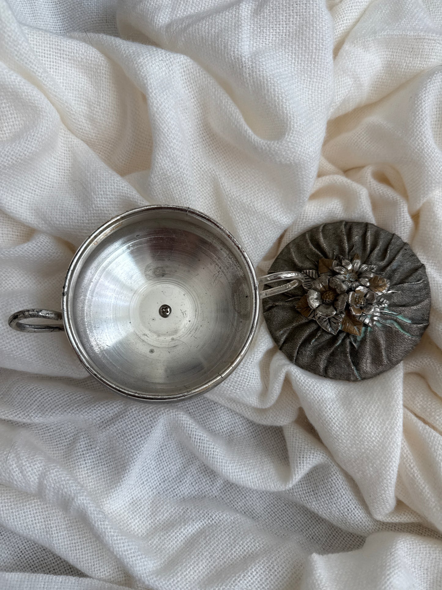 Italian Silver-plated Flower Box