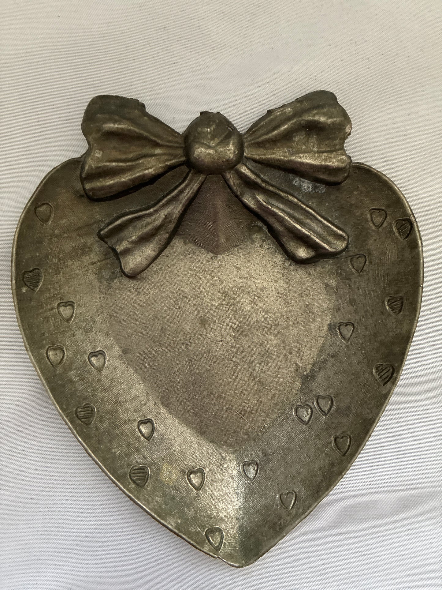 Pewter Heart Trinket Tray