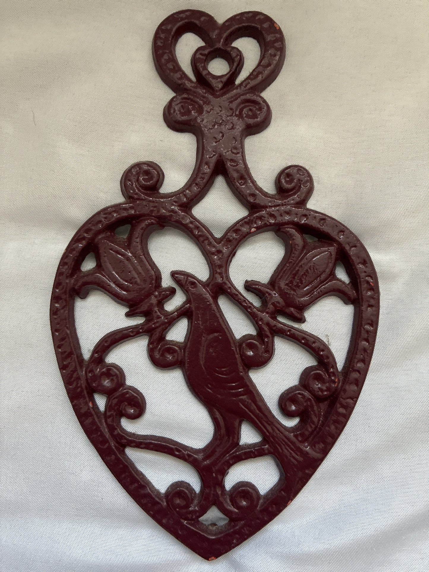 Vintage Cast Iron Trivet or Hanging