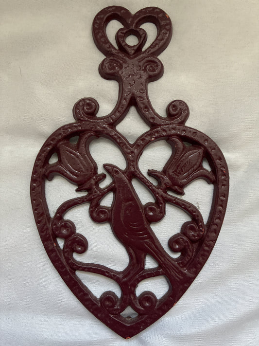Vintage Cast Iron Trivet or Hanging
