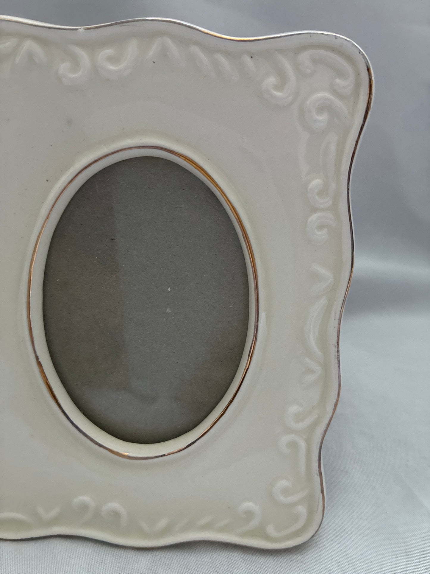Porcelain Double Oval Picture Frame