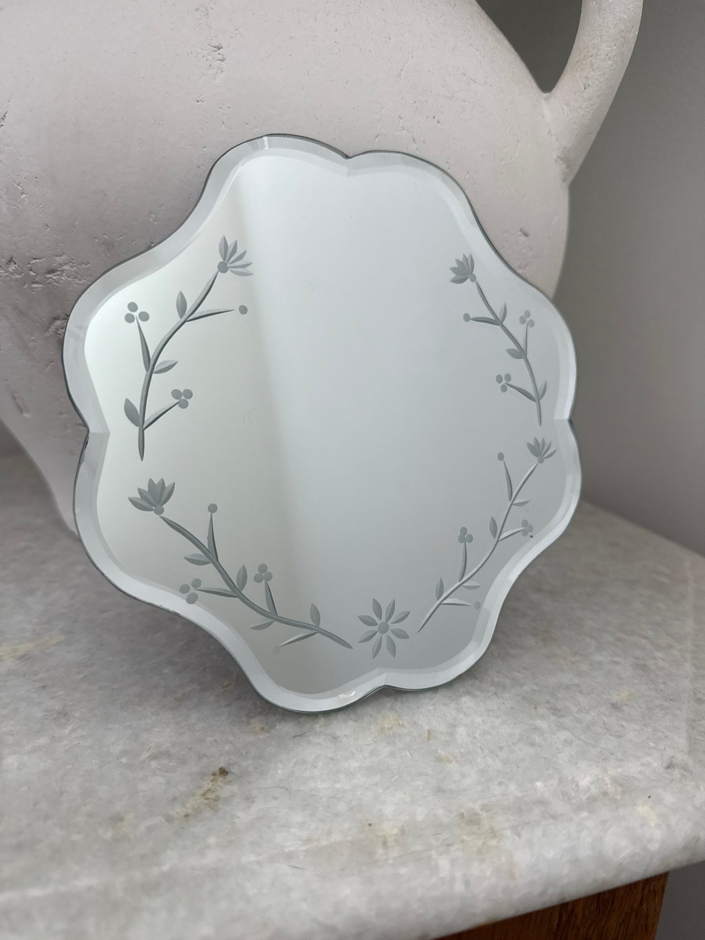 Decorative hanging wall mirror