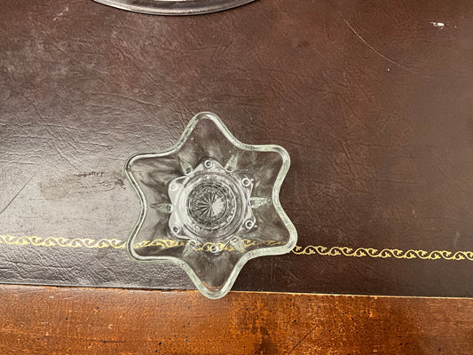 Indiana Glass Star Candle Holder
