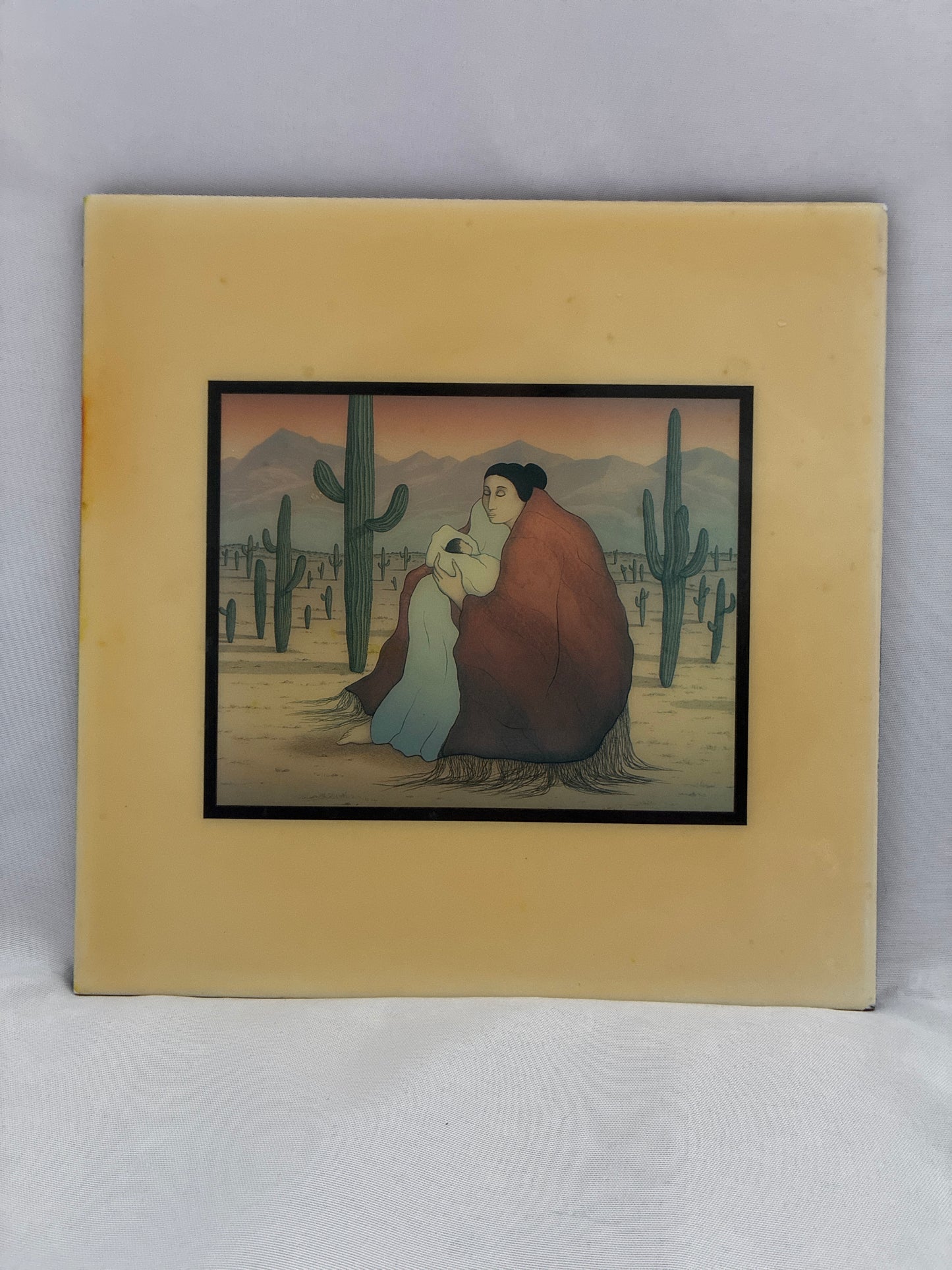 Ceramic Hanging Tile “Earth Mother”