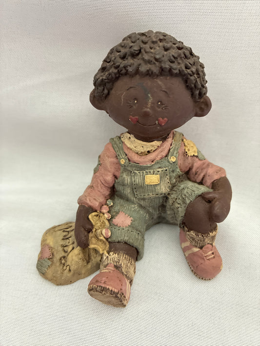 Vintage Sarah’s Attic Figurine - Boy